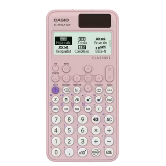 CALCULADORA CIENTIFICA FX-991LACW-PK-W-DT - ROSA - UN - CASIO