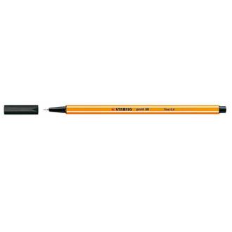 CANETA MICROLINE 0,4MM - PRETO - CX 12 - COMPACTOR