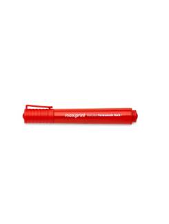 MARCADOR PINCEL PERMANENTE MARK+ - VERMELHO - UN - MAXPRINT