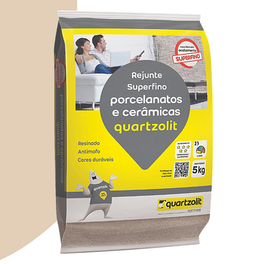 REJUNTE PORCELANATOS QUARTZOLIT BEGE 5.0KG