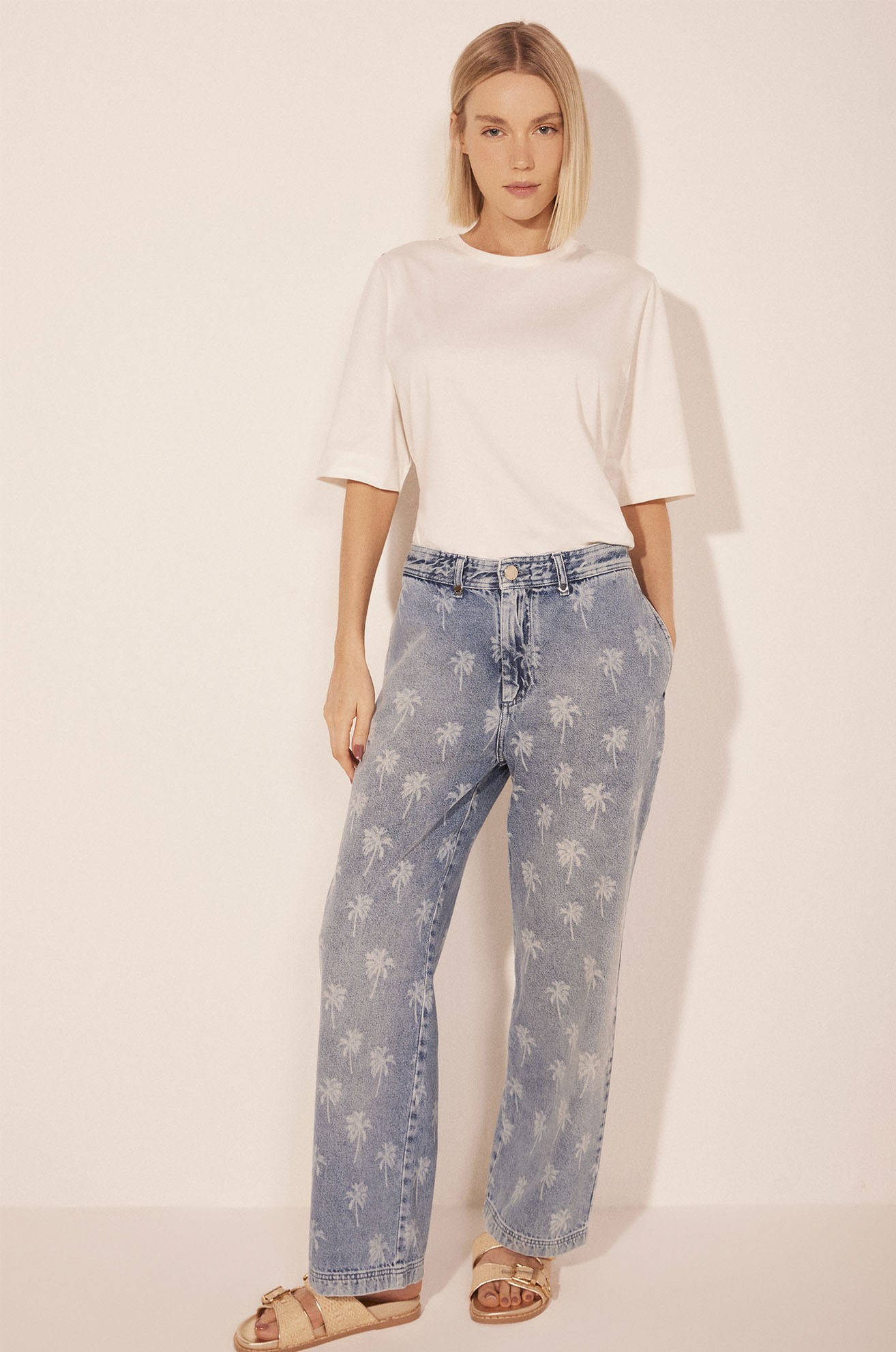 CALÇA JEANS FLORESTA