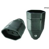 PINO FEMEA RADIAL 3P 10A  ABNT PRETO