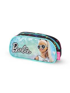 ESTOJO ESCOLAR SIMPLES BARBIE - EI39104BB - VERDE - UN - LUXCEL