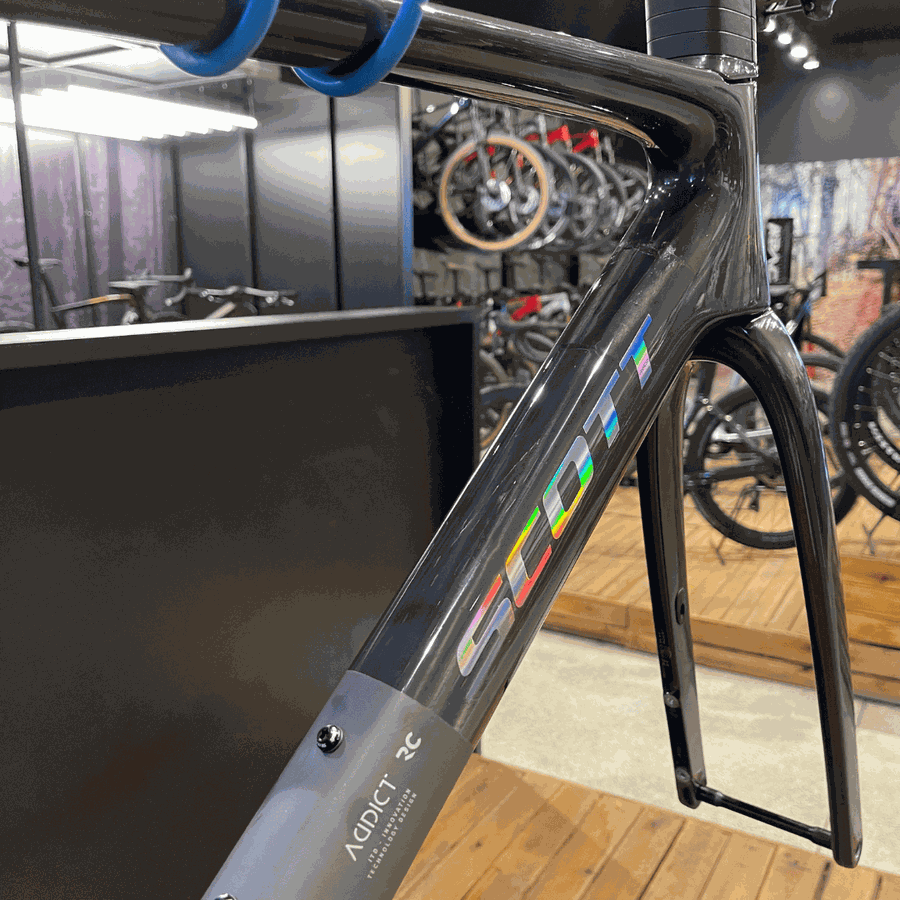 Quadro SCOTT em Carbono ADDICT RC HMX preto carbono aparente