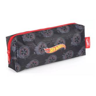 ESTOJO ESCOLAR SIMPLES HOT WHEELS - EI41474HW - PRETO - UN - LUXCEL