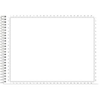 CADERNO DESENHO CAPA DURA 80FLS - ESPIRAL - FINI - UN - FORONI