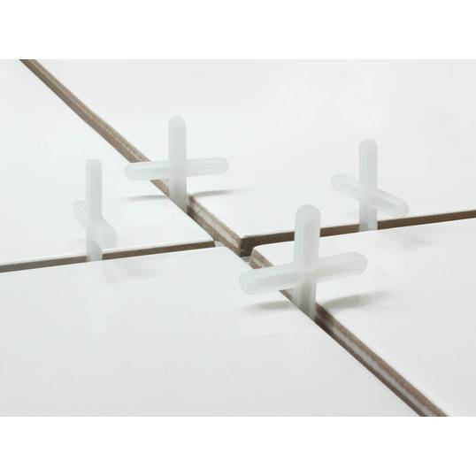 ESPAÇADOR CRUZETA TRANSPARENTE MOLDIMPLAS (Pacote com 100 unidades) 3.0 MM