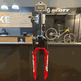 Garfo de Suspensão RockShox Sid Ultimate Flight Attendant 120mm Vermelha