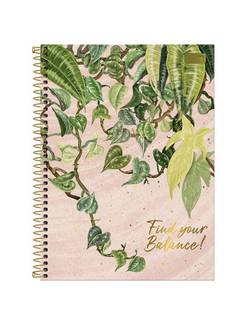 CADERNO UNIV CAPA DURA 10X1 160FLS - NATURALIS - PCT 4 - TILIBRA