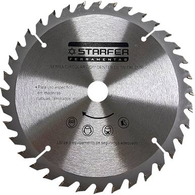 SERRA CIRCULAR COM VÍDEA PARA MADEIRA STARFER 300MMX24D