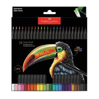LAPIS DE COR SUPERSOFT 210724 - C/24 - UN - FABER