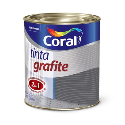 TINTA GRAFITE ESCURO CORAL 900ml