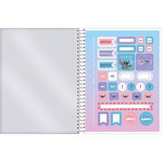 CADERNO COLEGIAL CAPA DURA 10X 160FLS - STITCH - PCT 4 - FORONI