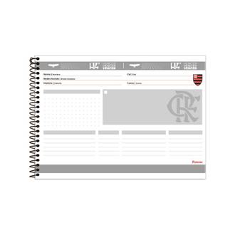 CADERNO DESENHO CAPA DURA 80FLS - ESPIRAL - 3393070 - FLAMENGO - PCT 5 - FORONI