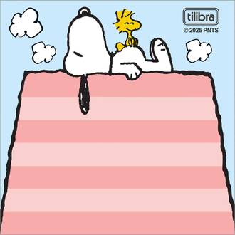BLOCO TILEMBRETE SNOOPY 76X76MM - 50FL - UN - TILIBRA
