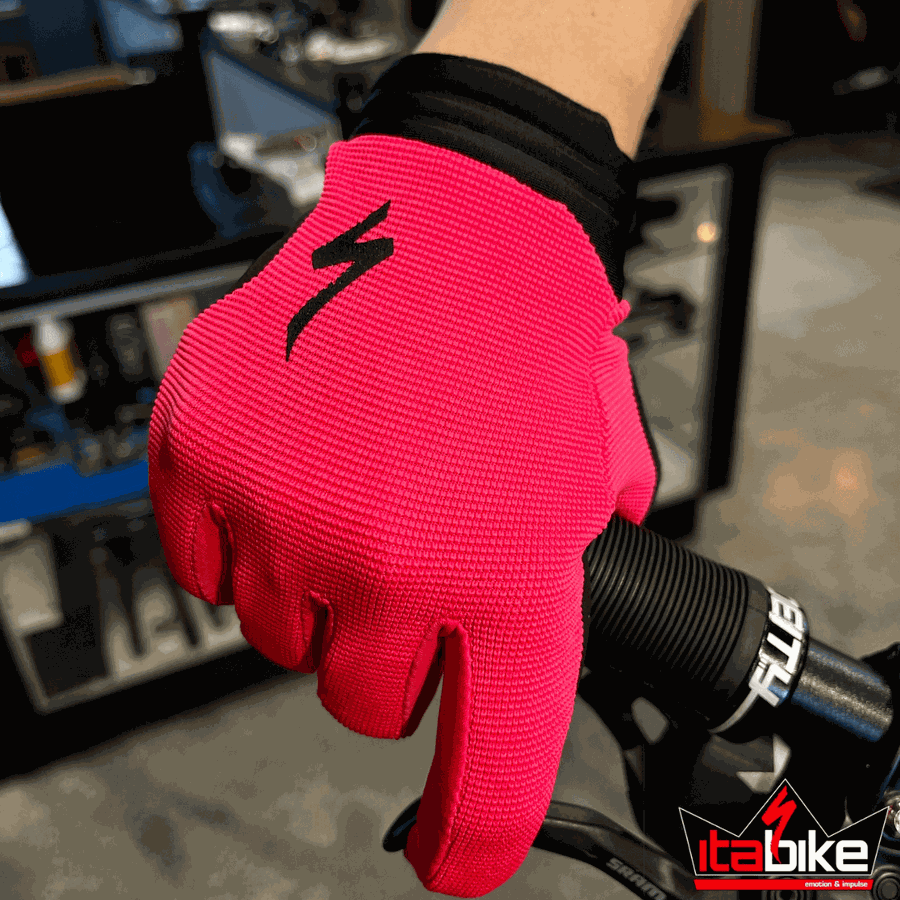 Luva Specialized Dedo Longo BG Trail Feminina Rosa 