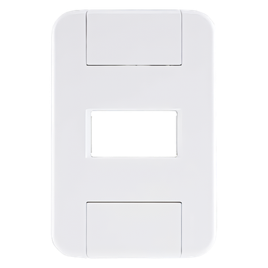 PLACA TRAMONTINA LINHA TABLET 4X2 1 POSTO HORIZONTAL BRANCO