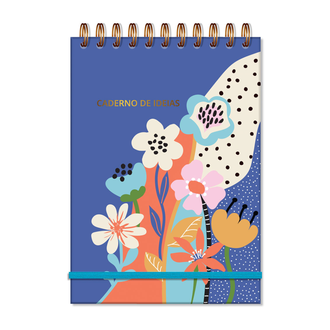 CADERNO DE IDEIAS 3366 - JARDIM DAS CORES - UN - FINA IDEIA