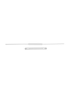 GRAMPO TRILHO PLASTICO C/50 - ESTENDIDO - 0299 - BRANCO - UN - DELLO