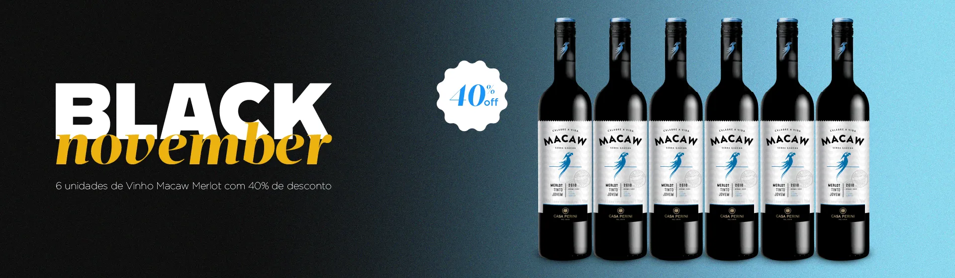 BLACK NOVEMBER MACAW MERLOT