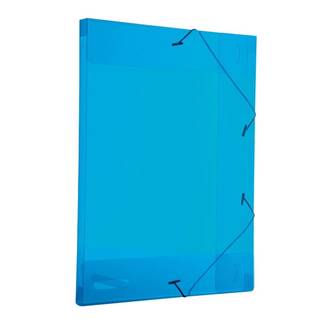PASTA ELASTICO PLASTICA 2CM OFICIO - 0255 - AZUL - UN - DELLO