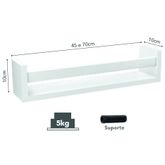PORTA OBJETO DECORARE BRANCO 45cm PRAT-K