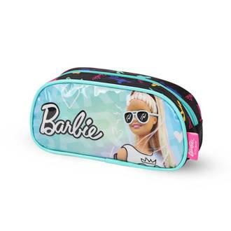 ESTOJO ESCOLAR SIMPLES BARBIE - EI39104BB - VERDE - UN - LUXCEL