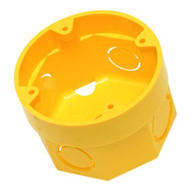 CAIXA DE LUZ OCTAGONAL AMARELA AMANCO 3 X 3