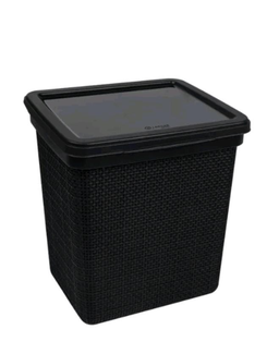LIXEIRA PLASTICA P/PIA JUTA 3,7L - 3284 - PRETO - UN - JAGUAR
