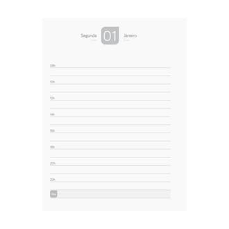 AGENDA ESPIRAL FLORK DIARIA 352FL 133X178 - UN - JANDAIA