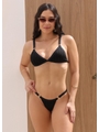 BIQUÍNI TOP CALCINHA FITA PRETO COLEÇÃO PARATI - 1