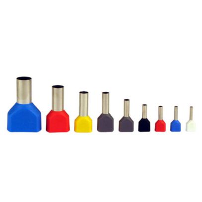 TERMINAL PRE ISOL TUBO DUPLO 2,5mm H10,0 L18,5(50) AZ G20
