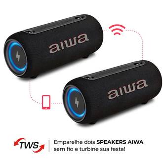 CAIXA DE SOM BT 40W SPEAKER - AWS-SP-04-LB - PRETO - UN - AIWA