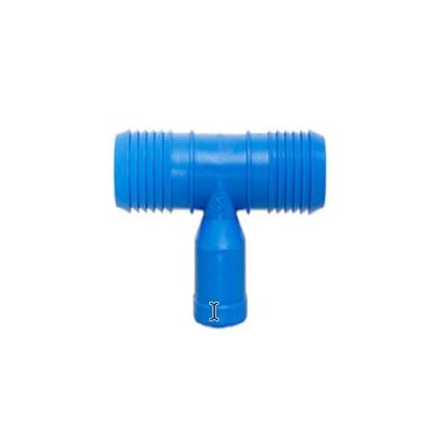 POLIETILENO TEE 1.1/4 AZUL BIANPLAST