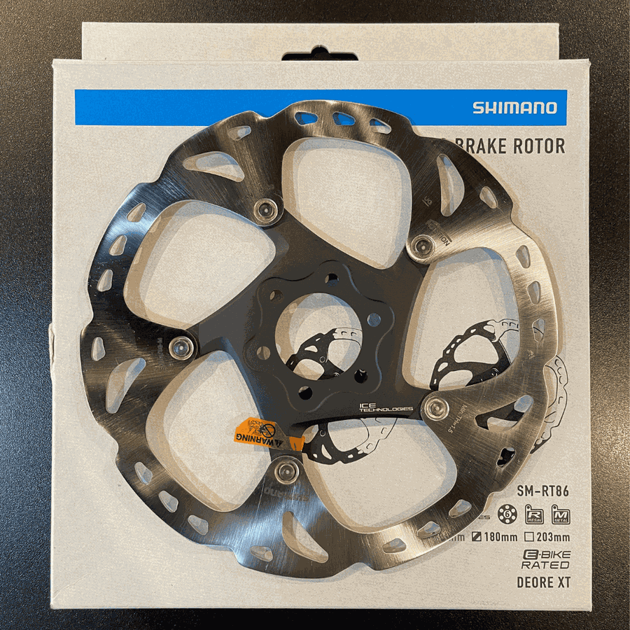 Disco Rotor para Freio Shimano Original XT SM-RT86 Parafusos