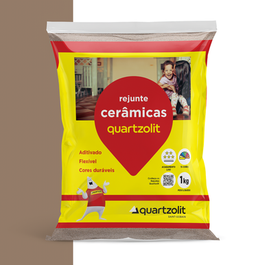 REJUNTE CERÂMICAS QUARTZOLIT ARGILA 1.0KG