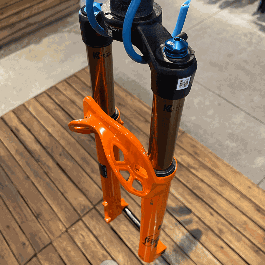 Garfo de Suspensão Fox Kashima Original 32 Laranja 100mm