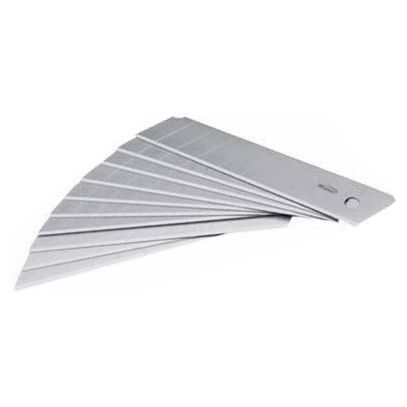 LAMINA P/ESTILETE 18mm LARGA(10) MISTER
