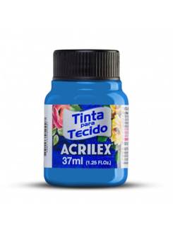 TINTA TECIDO FLUOR 37ML 04040 - AZUL - CX 12 - ACRILEX