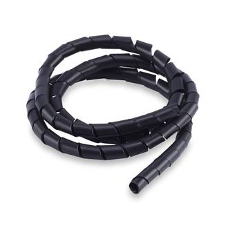 ORGANIZADOR DE CABOS 12MM 1,5M - PRETO - UN - FORCE LINE