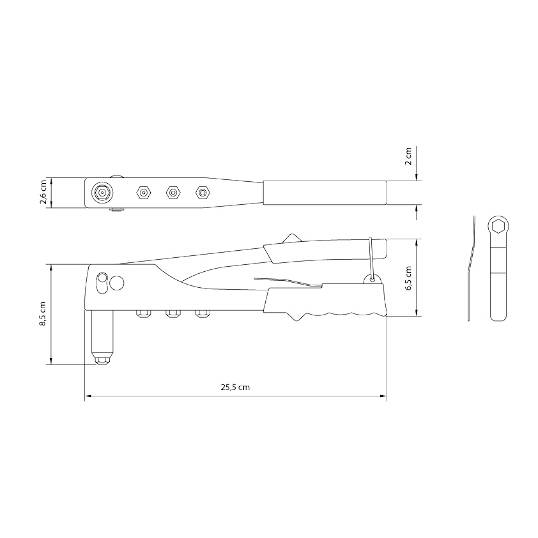 ALICATE REBITE TRAMONTINA REF. 41020/110