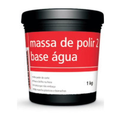 MASSA DE POLIR N2 1kg B AGUA 6MH020 MAXI RUBBER