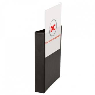 FICHARIO OFICIO 4 ARGOLAS 40MM 7059SC - PRETO - UN - DAC