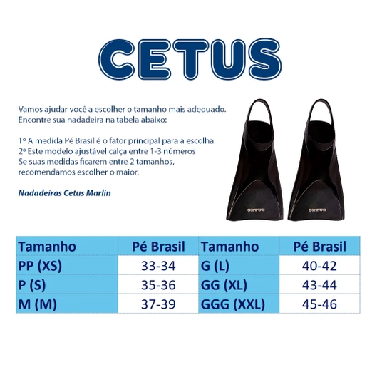 NADADEIRA MARLIN CETUS PRETO