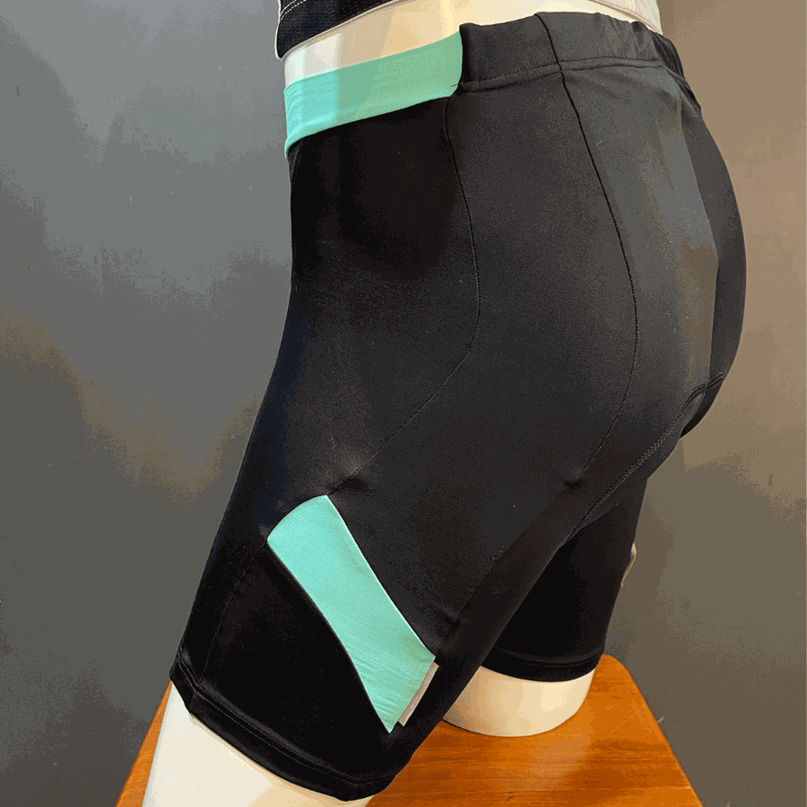 Shorts Original Specialized RBX Sport Feminino Preta e Verde 