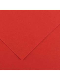 PAPEL IRIS VIVALDE 185G 25FL A4 - VERMELHO - UN - CANSON