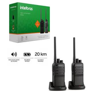 RADIO COMUNICADOR ALCANCE 20KM - RC3002 G2 - UN - INTELBRAS