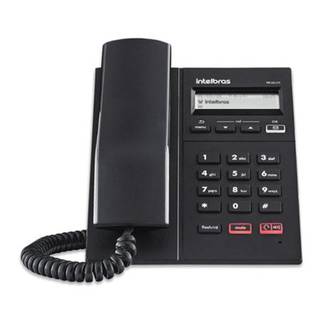 TELEFONE C/FIO C/ ID IP TIP125 - PRETO - UN - INTELBRAS