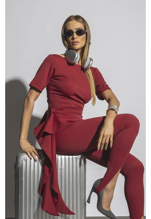 Blusa Thalia Vinho - 3