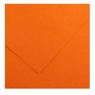 PAPEL IRIS VIVALDE 185G 25FL A4 - LARANJA - UN - CANSON